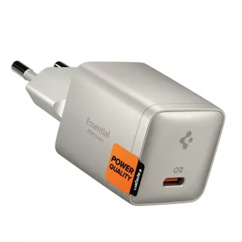 SPIGEN EE301EU-GAN ESSENTIAL 1-PORT síťová nabíječka 30W natural titanium