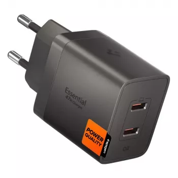 SPIGEN EE472EU-GAN Essential síťová nabíječka 2 porty 47W Gunmetal