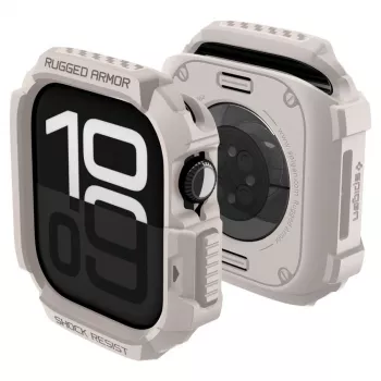 Pouzdro SPIGEN Rugged Armor V2 pro Apple Watch 10 / 11 (42 mm), Dune Beige