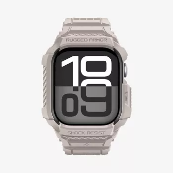 Pouzdro SPIGEN Rugged Armor Pro V2 pro Apple Watch 10/11 (46 mm), Dune Beige