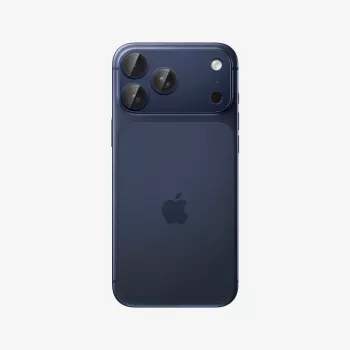 Ochranný kryt fotoaparátu Spigen Optik Pro XL GLAS.TR EZ FIT pro Apple iPhone 17 Pro Max, modrý