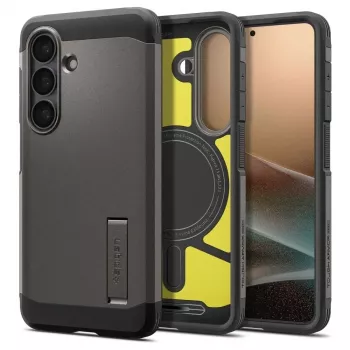 Spigen Tough Armor Mag MagSafe pouzdro Galaxy S26 Gunmetal
