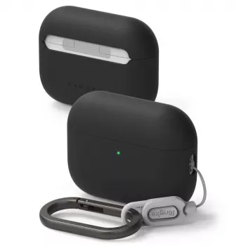 Ringke Silicone Case for Apple AirPods Pro 3, Black