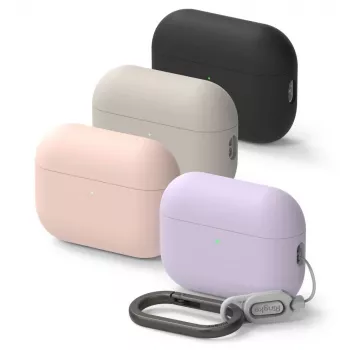 Ringke Silicone Case for Apple AirPods Pro 3, Black