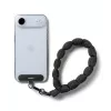 RINGKE HOLDER & PUFFER HAND STRAP černý