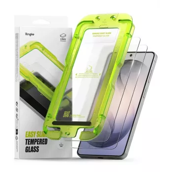 Ochranné tvrzené sklo Ringke Easy Slide 2 ks pro Samsung Galaxy S26, průhledné