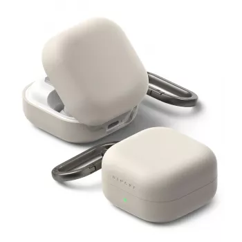 Ringke silikonové pouzdro pro Samsung Galaxy Buds 4 / 4 Pro - Stone