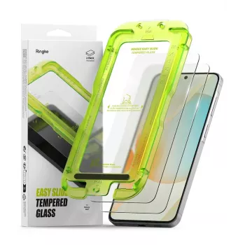 Ringke Easy Slide 2 ks fólie na displej z tvrzeného skla pro Samsung Galaxy A57 5G, transparentní