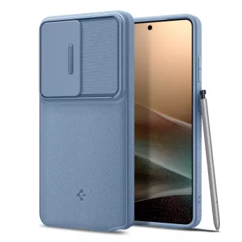 Spigen Optik Armor Galaxy S26 Ultra světle modré
