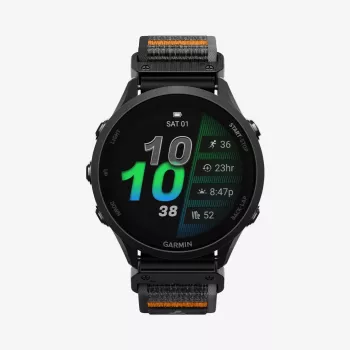 Spigen Athlex Air Garmin QuickFit 22 mm Active Black/Orange řemínek k chytrým hodinkám