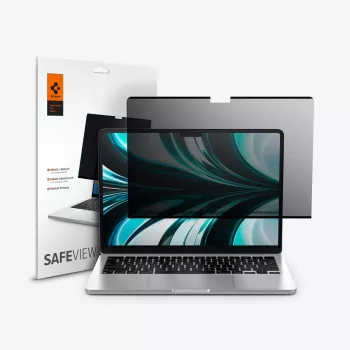 Spigen Safe View Privacy Filter for MacBook Air 13.6-inch M2 2022 / M3 2024 / M4 2025 / M5 2026