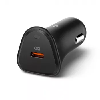 Nabíječka do auta SPIGEN ESSENTIAL EV301 1-PORT 30 W, černá