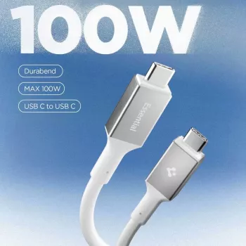 SPIGEN EB10020CC Essential USB-C to USB-C Cable 100W 2m White
