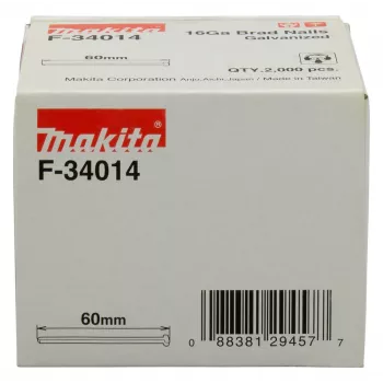 Makita F-34014 hřebíky 60 mm 2000 ks pozinkovaná ocel
