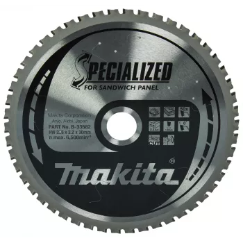 Makita Specialized B-33582 kotouč okružní pily pro sendvičové panely, 235 x 30 mm, 50 zubů