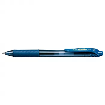 Pentel EnerGel X Zatahovací gelové pero s tekutým inkoustem - námořnická modrá - 0,7 mm - střední hrot - oboustranné