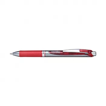 Pentel EnerGel BL80-BX Zatahovací gelové pero 0,5mm jehlový hrot červený inkoust