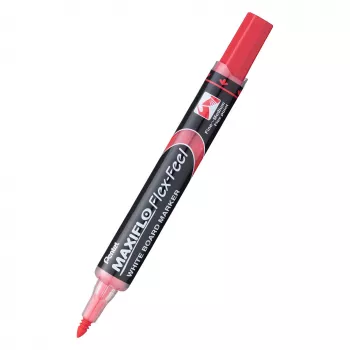 Pentel Maxiflo Flex-Feel Whiteboard Marker MWL5SBF-BX červený