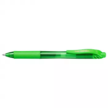 Pentel EnerGel X zatlačovací gelové pero - limetkové - 0,7 mm - střední hrot - pro praváky i leváky