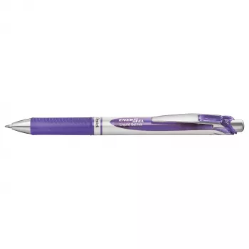 Pentel Energel BL77 zatlačovací gelové pero - fialové - 0,7 mm - inkoust na vodní bázi