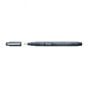 Fineliner Pentel Pigment 1,0 mm černý