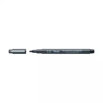 Kalligrafický fix Pentel Arts Pigment 2 mm černý