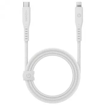 ENERGEA Flow USB-C na Lightning kabel 1,5 m bílý 60W 3A PD rychlonabíjení MFi