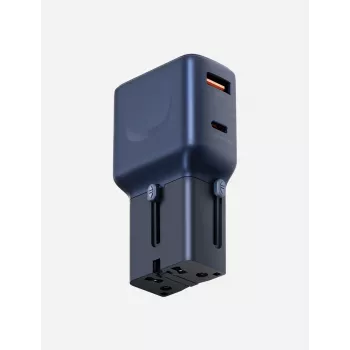 ENERGEA TravelGoAdapter 35 USB-A/USB-C 35W modrá