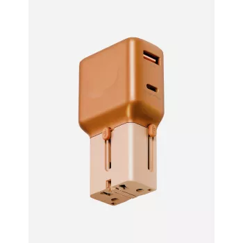 ENERGEA TravelGoAdapter 35 USB-A/USB-C 35W oranžová