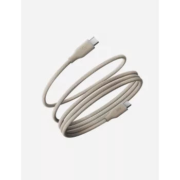 ENERGEA Helix 60 USB-C na USB-C magnetický kabel 480Mbps 60W 1,5 m přírodní