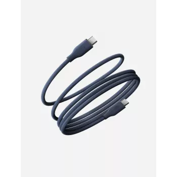 ENERGEA Helix 60 USB-C na USB-C magnetický kabel 480Mbps 60W 1,5 m modrý