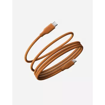 ENERGEA Helix 60 USB-C na USB-C magnetický kabel 480Mbps 60W 1,5m oranžový