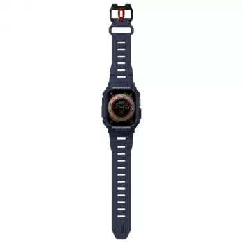 SKINARMA Mecha 2v1 pouzdro s řemínkem pro Apple Watch Ultra 49 mm tmavě modré