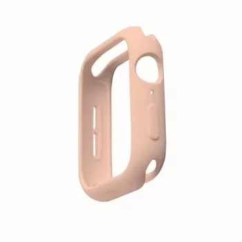 Pouzdro UNIQ Lino pro Apple Watch Series 4/5/6/SE/SE3 44mm, Blush Pink