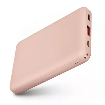 UNIQ Powerbank Fuele mini 8000mAh USB-C 18W PD Fast Charge růžová