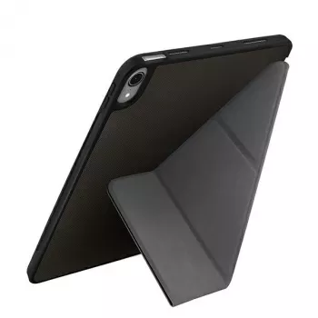 Pouzdro UNIQ Transforma Rigor Folio pro iPad Air 10,9 inch (4./5. generace), antracitově šedé s antimikrobiální úpravou