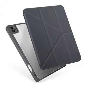 Pouzdro UNIQ Moven pro iPad Pro 11 (2021/2020) a iPad Air 10.9 (2022/2020) s antimikrobiální ochranou, antracitově šedé