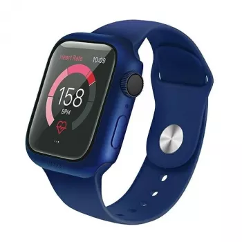 UNIQ Nautic ochranné pouzdro pro Apple Watch Series 4/5/6/SE/SE3 40 mm modré