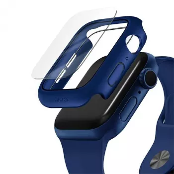 UNIQ Nautic ochranné pouzdro pro Apple Watch Series 4/5/6/SE/SE3 40 mm modré