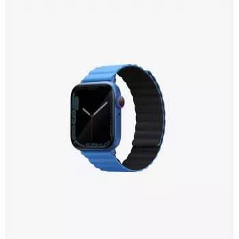 UNIQ Revix oboustranný magnetický řemínek pro Apple Watch černo-modrý 42/44/45/49mm