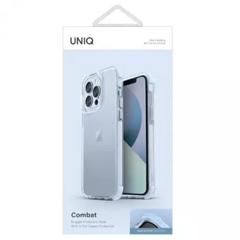 Pouzdro UNIQ Combat pro iPhone 13 Pro / 13, Arctic Blue