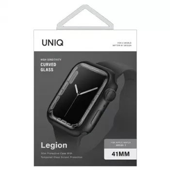 UNIQ Legion pouzdro pro Apple Watch Series 7/8/9 41mm černé
