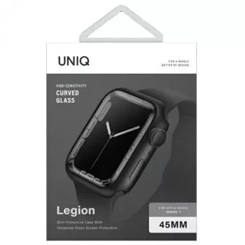 UNIQ Legion pouzdro pro Apple Watch Series 7/8/9 45mm černé