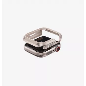 UNIQ Valencia pouzdro pro Apple Watch Series 4/5/6/SE/SE3 45/44 mm - modré