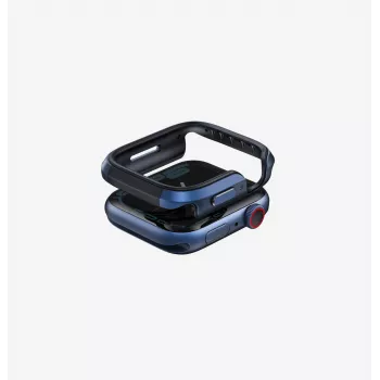 UNIQ Valencia pouzdro pro Apple Watch Series 4/5/6/7/8/9/SE/SE2/SE3 45/44 mm zelené