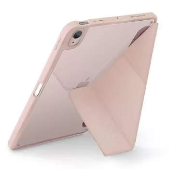 Pouzdro folio UNIQ Moven Antimicrobial pro iPad Air 10,9 inch (2020/2022) a iPad Air 11 inch (M2 2024) – Blush Pink