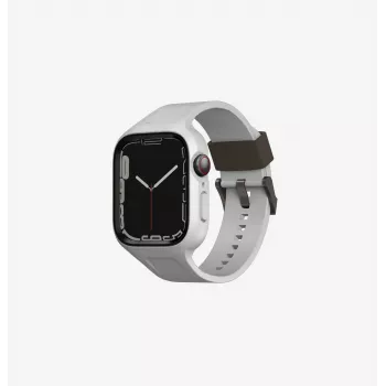 Řemínek na Apple Watch UNIQ Monos 2v1 s pouzdrem pro Series 4/5/6/7/8/9/SE/SE2/SE3 44/45 mm Midnight Black