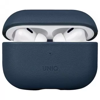 Pouzdro UNIQ Terra pro AirPods Pro 2. generace (2022/2023), pravá kůže – Space Blue