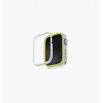 Pouzdro UNIQ Moduo pro Apple Watch Series 4/5/6/7/8/9/SE/SE2/SE3 44/45 mm Lime-White
