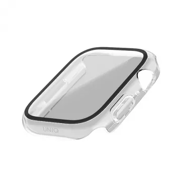 Pouzdro UNIQ Nautic pro Apple Watch Series 7/8/9 41 mm Clear/Dove
